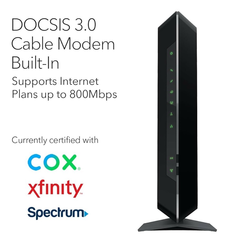New NETGEAR NIGHTHAWK C7000 DOCSIS 3.0 Modem Router Price is firm! 🙏 - Picture 2 of 6